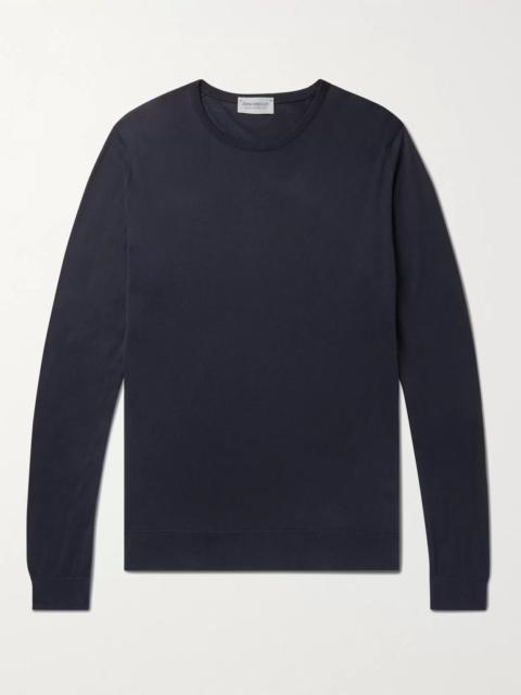 JOHN SMEDLEY Hatfield Slim-Fit Sea Island Cotton Sweater