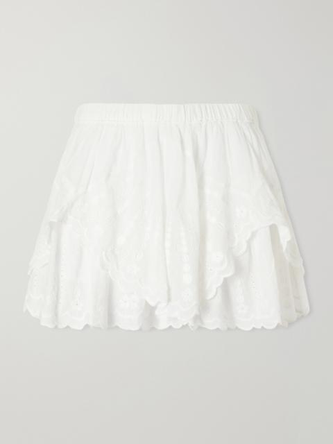 Isabel Marant Étoile Layle Broderie Anglaise Cotton Shorts