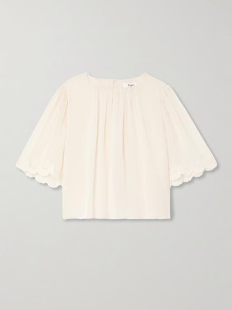 Chloé Silk-chiffon Blouse
