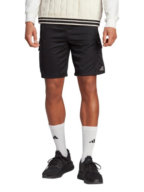 Tiro AEROREADY Recycled Polyester Cargo Shorts in Black/White