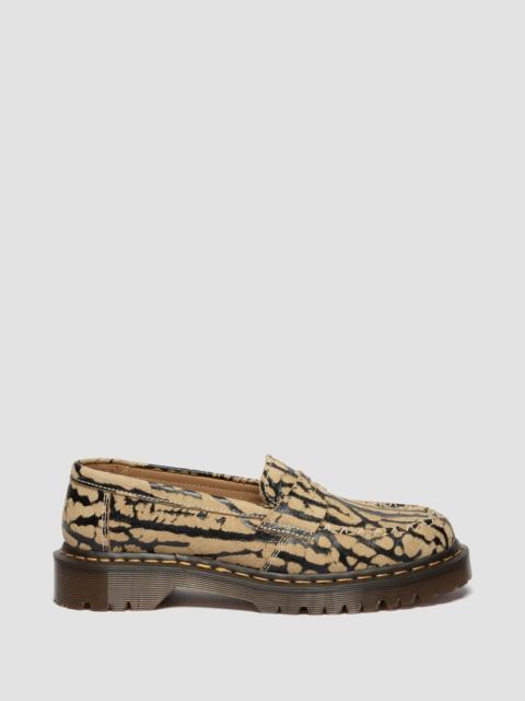 Dr. Martens Delapre Wild Emboss Suede Penny Loafers