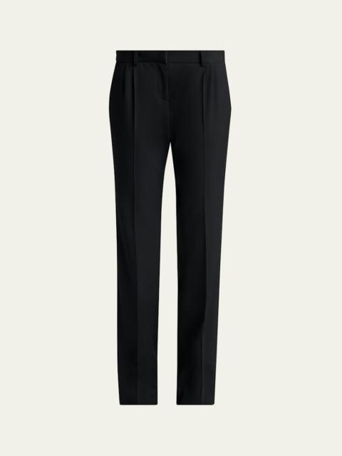 BALENCIAGA Low-Rise Slim-Leg Tailored Pants