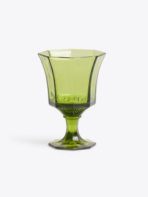 TORY BURCH Pressed-Glass Water Glass, Set of 4