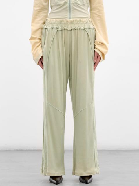 KNWLS Green Bellona Deconstructed Cotton Sweatpants