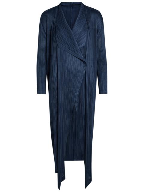 Pleats Please Issey Miyake Pleats Please Issey Miyake Pleated Woven Coat