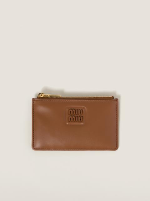 Leather envelope wallet
