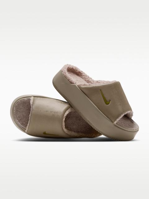 Nike Nike Calm Elevation SE Faux Fur Women's Slides