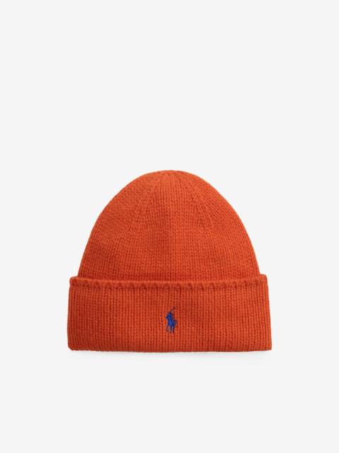 Polo Ralph Lauren Pony embroidered wool beanie hat