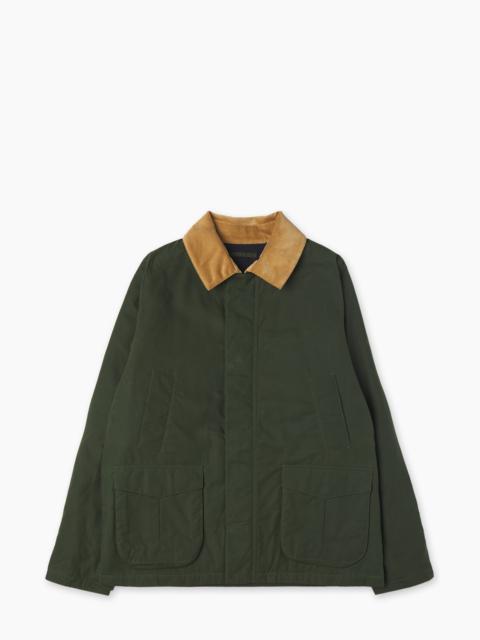 FORTELA FORTELA BRISTOL WAXED CANVAS JACKET DARK GREEN