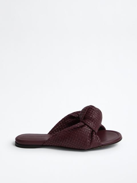 Bottega Veneta Cherry Flat Mule
