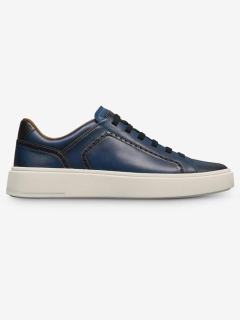 ALLEN EDMONDS Oliver Slip-on Stretch-lace Brogue Sneaker