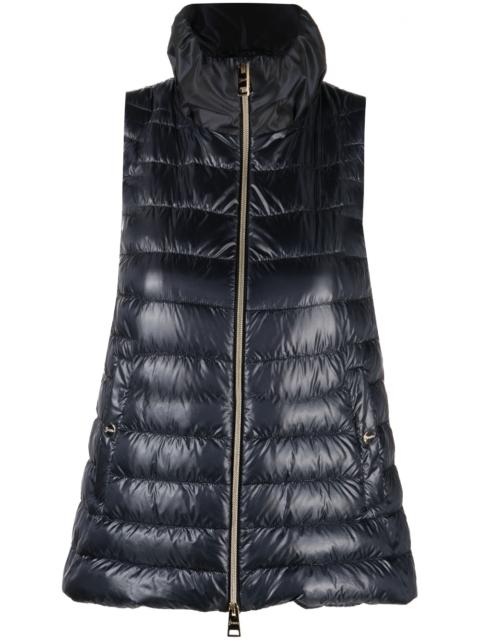 Herno padded zip-up gilet