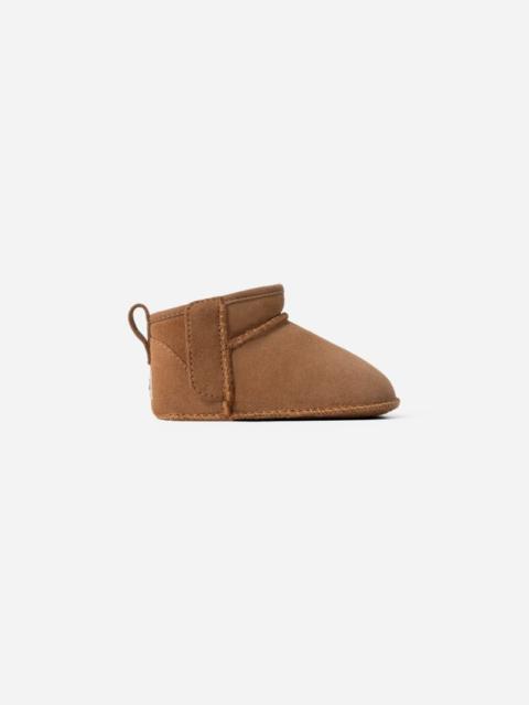 UGG ® Infants' Classic Ultra Mini Suede Classic Boots in Chestnut