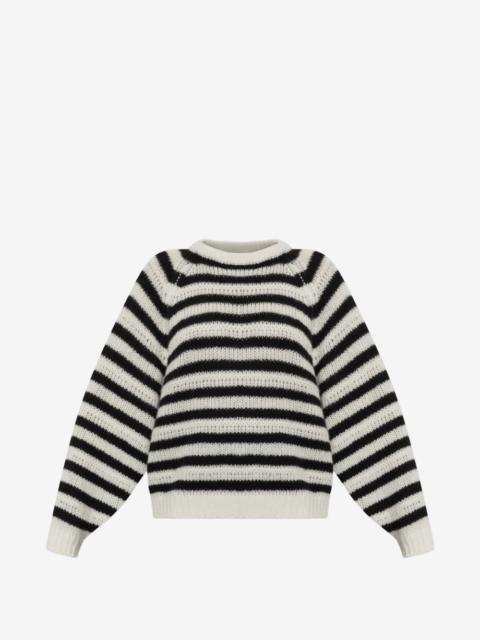 LISA YANG Reni Stripes crew-neck sweater