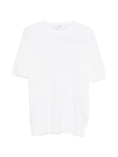 LARDINI short-sleeve knitted T-shirt