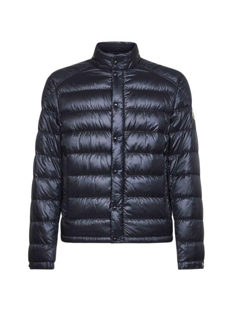 Moncler Blue Selves short down jacket