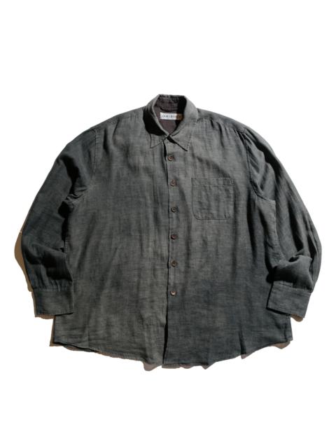 Our Legacy Above Shirt Dark Cloud Sparse Cotton Wool