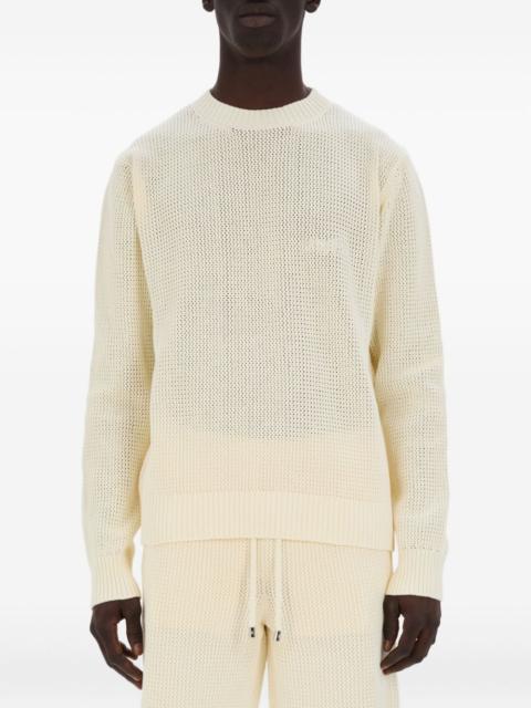 AMIRI waffle-knit crew-neck sweater