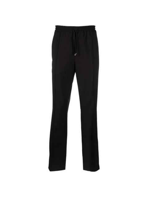 straight-leg drawstring trousers