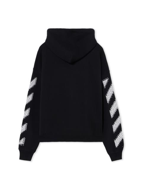 Off-White Pixel Diagonal Hoodie