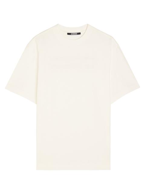 JACQUEMUS Jacquemus Le T-shirt De Collection Embroidered Cotton T-shirt