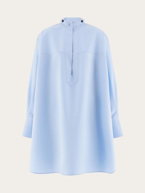 FERRAGAMO Kaftan with frog button collar