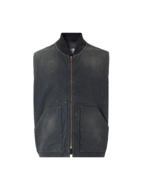 Maison Margiela WORKWEAR VEST - BLACK + SPOTS