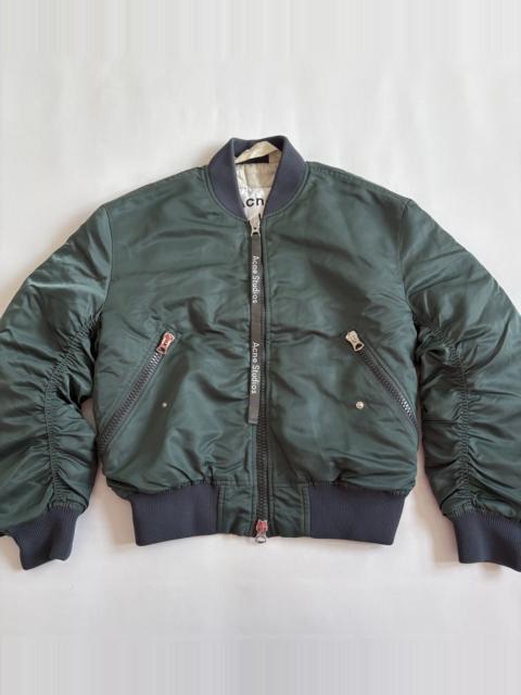 Acne Studios Acne Studios Bomber MA1 Pleated Jacket