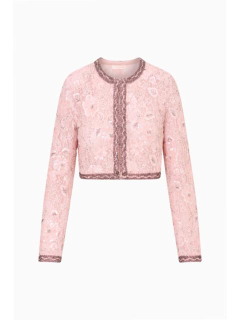LoveShackFancy Eloweth Embellished Cropped Jacket