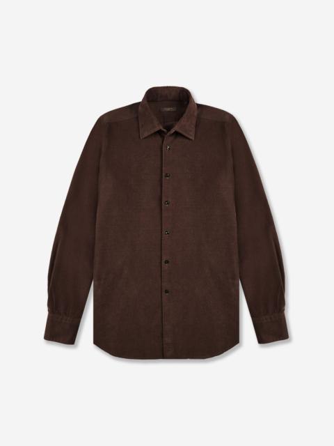 SLOWEAR Regular fit corduroy shirt