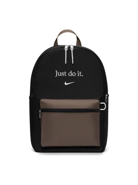 Nike Nike Heritage 2.0 Color Block Backpack 'Black Ironstone Sail' IQ3296-010