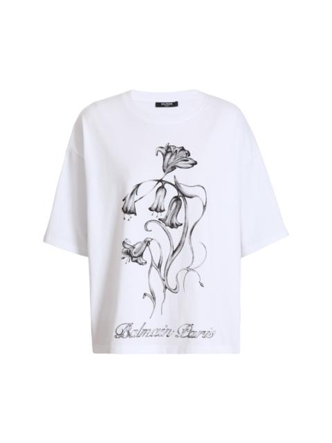 Balmain Printed Balmain Flower T-shirt