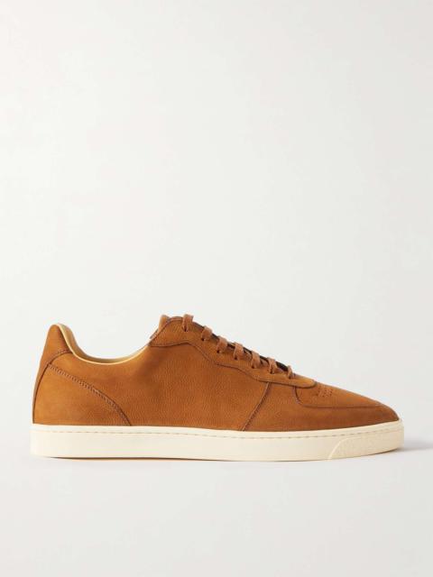 Brunello Cucinelli Pebble-Grain Leather Sneakers