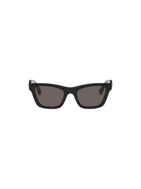 Bottega Veneta Black Cat-Eye Sunglasses