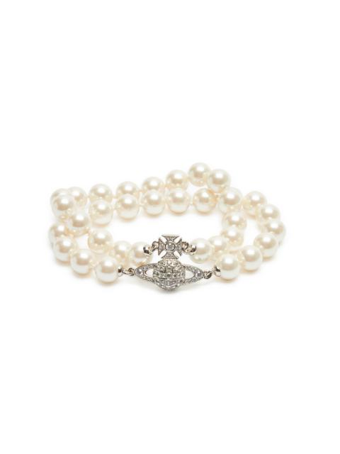 Vivienne Westwood Graziella orb-embellished pearl bracelet