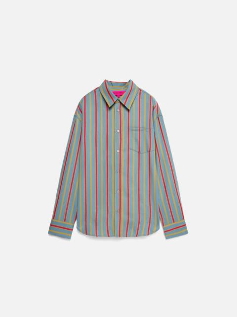 The Elder Statesman PASHMINA STRIPE POCKET SHIRT