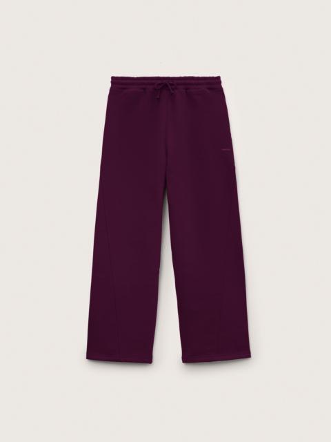PANGAIA Mens Heavyweight Drawstring Straight Leg Track Pants - Nocturne Plum