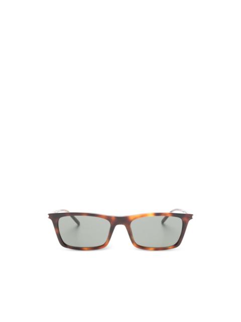 SAINT LAURENT Betty tortoiseshell-pattern sunglasses