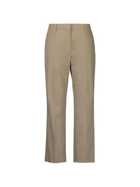 Brunello Cucinelli concealed-fastening cigarette trousers