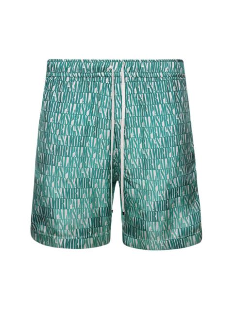 AMIRI X Palm logo-print deck shorts