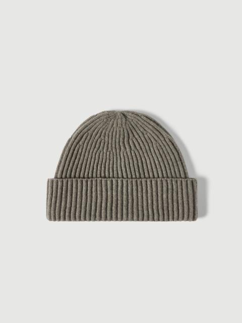 Brunello Cucinelli Cashmere English rib double knit beanie