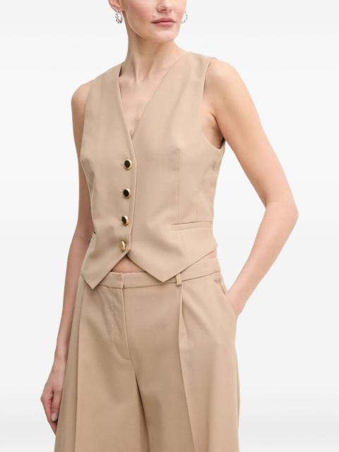 GUESS USA buttoned sleeveless waistcoat