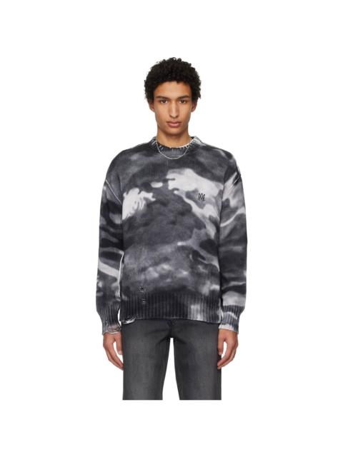 AMIRI Gray Camo Sweater