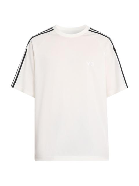 Y-3 Men Knit Raglan-Sleeve T-Shirt - White