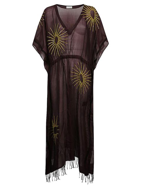 Dries Van Noten Women Cotton And Silk Embroidered Kaftan