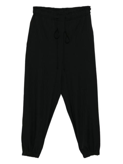 Y's wool tapered trousers