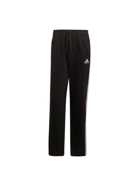 Men's adidas Classic Straight Casual Sports Knit Long Pants/Trousers Black GK9267