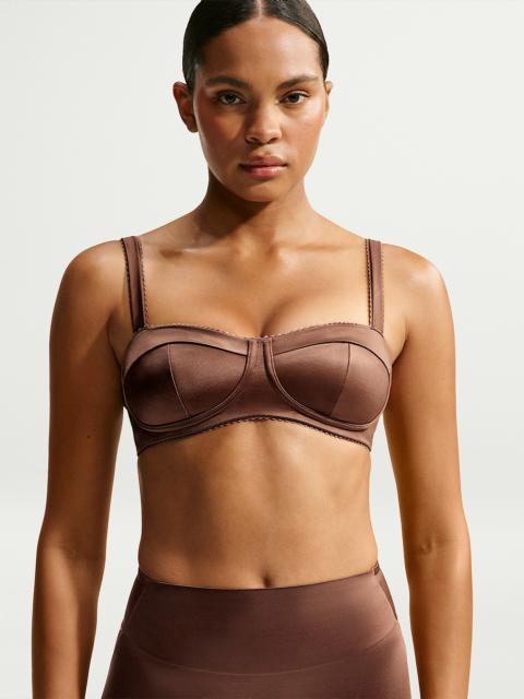 Nike NikeSKIMS Satin Shine Women's Padded Picot Sports Bra