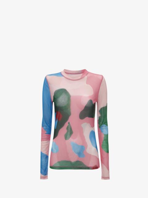 JW Anderson LONG SLEEVE MESH TOP