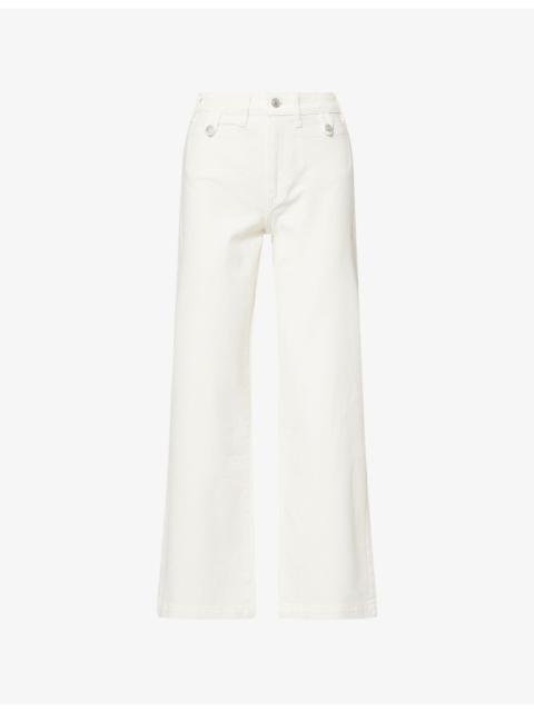 PAIGE Anessa 31 Wide-Leg Denim Jeans